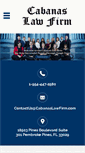 Mobile Screenshot of cabanaslawfirm.com